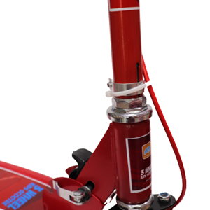 اسکوتر سه چرخ ژله ای چراغ دار قرمز طرح دختر کفشدوزکی-اسباب بازی